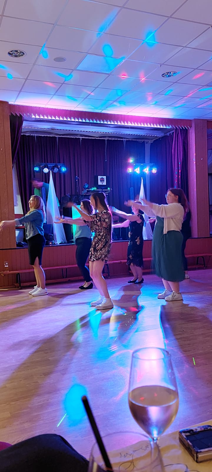 Tanzfläche Lichtshow