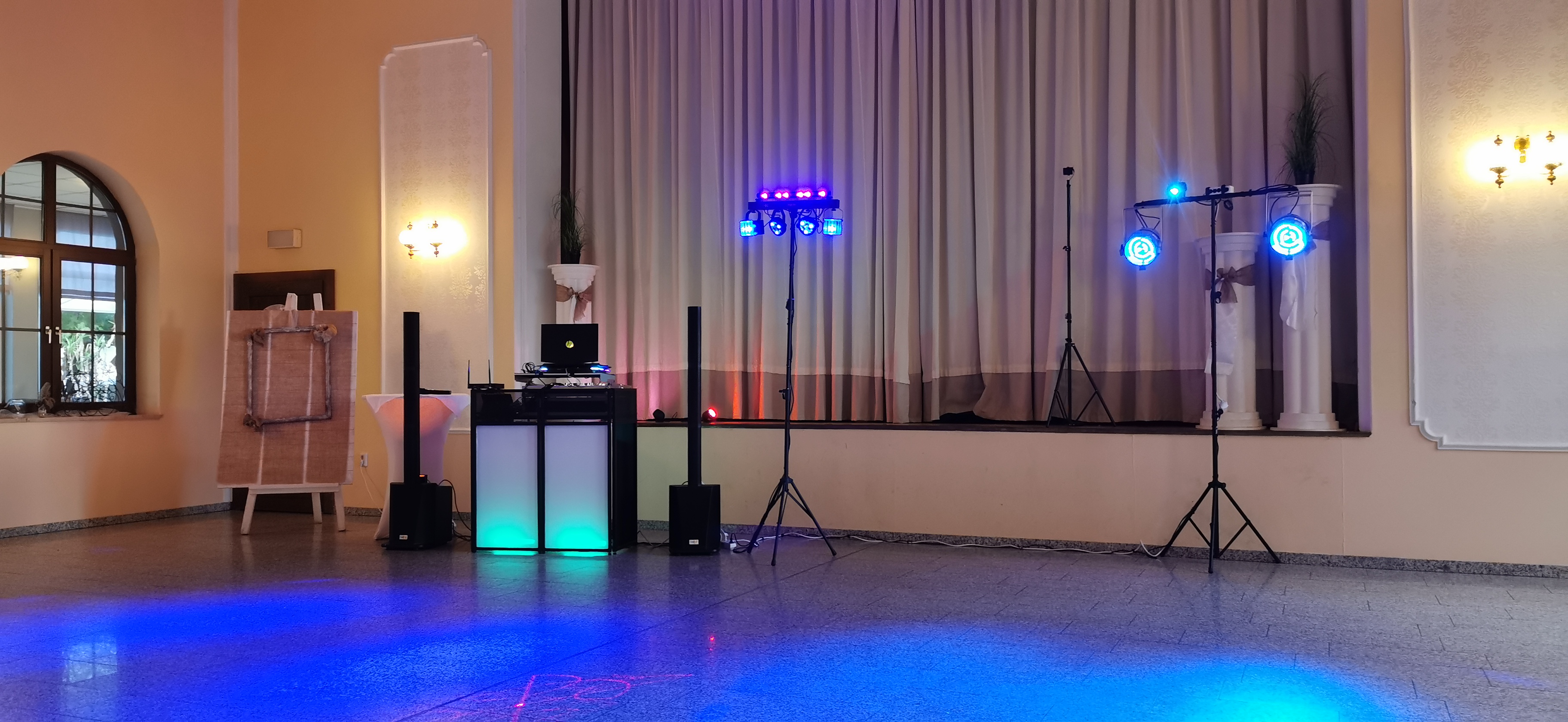 DJ-Setup Blue Lights