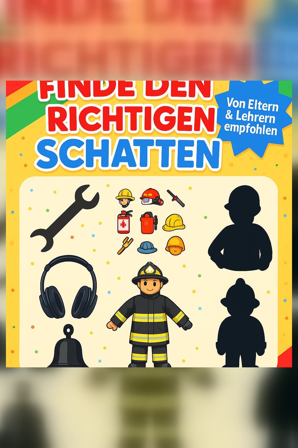 Schattenbilder – 25 Seiten Lernspiel – Produktbild