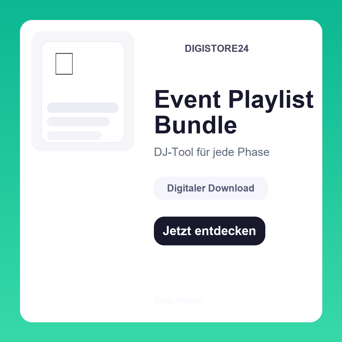 Mockup Event Playlist Bundle