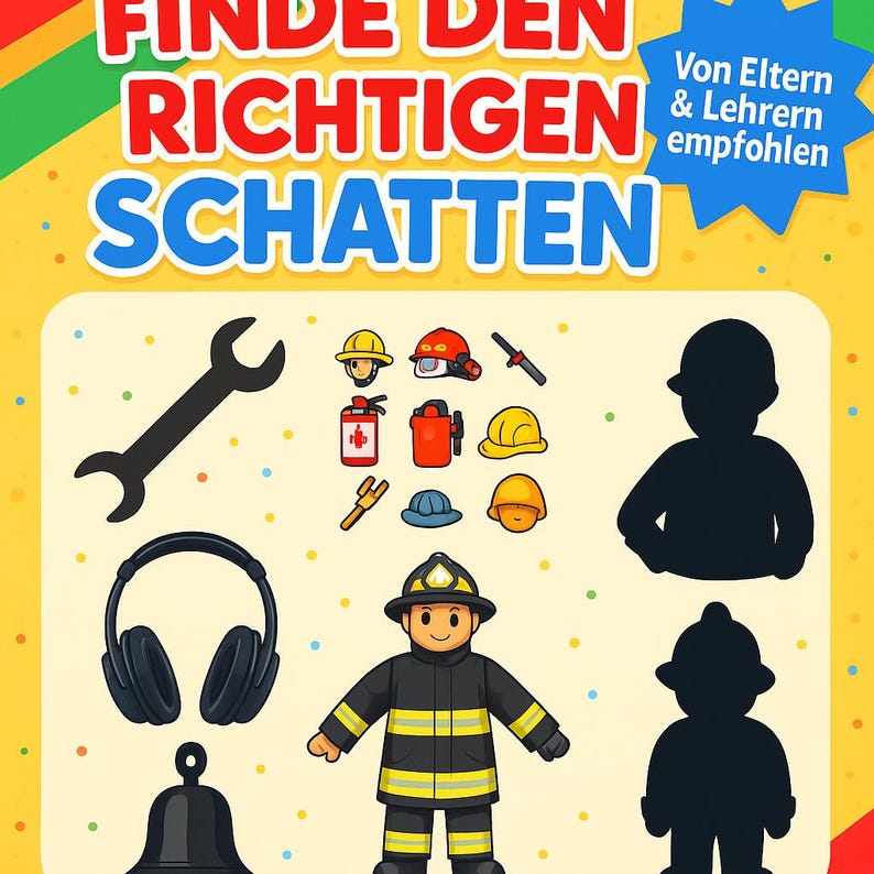 Schattenbilder – 25 Seiten Lernspiel